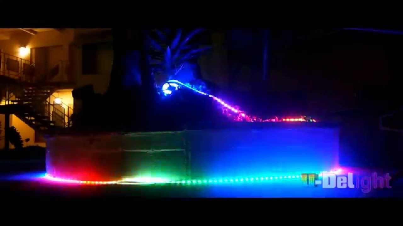 Bande Led Rgb Auto Adhesive 135 Effets Etanche Youtube