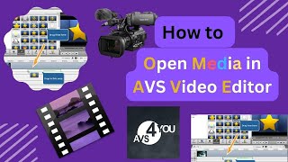How to open / Import media files in AVS Video Editor || 3 ways to open media in AVS || 2022 screenshot 2