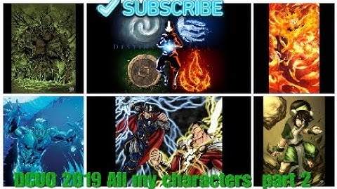 DC Universe Online 2019 All my characters part 2