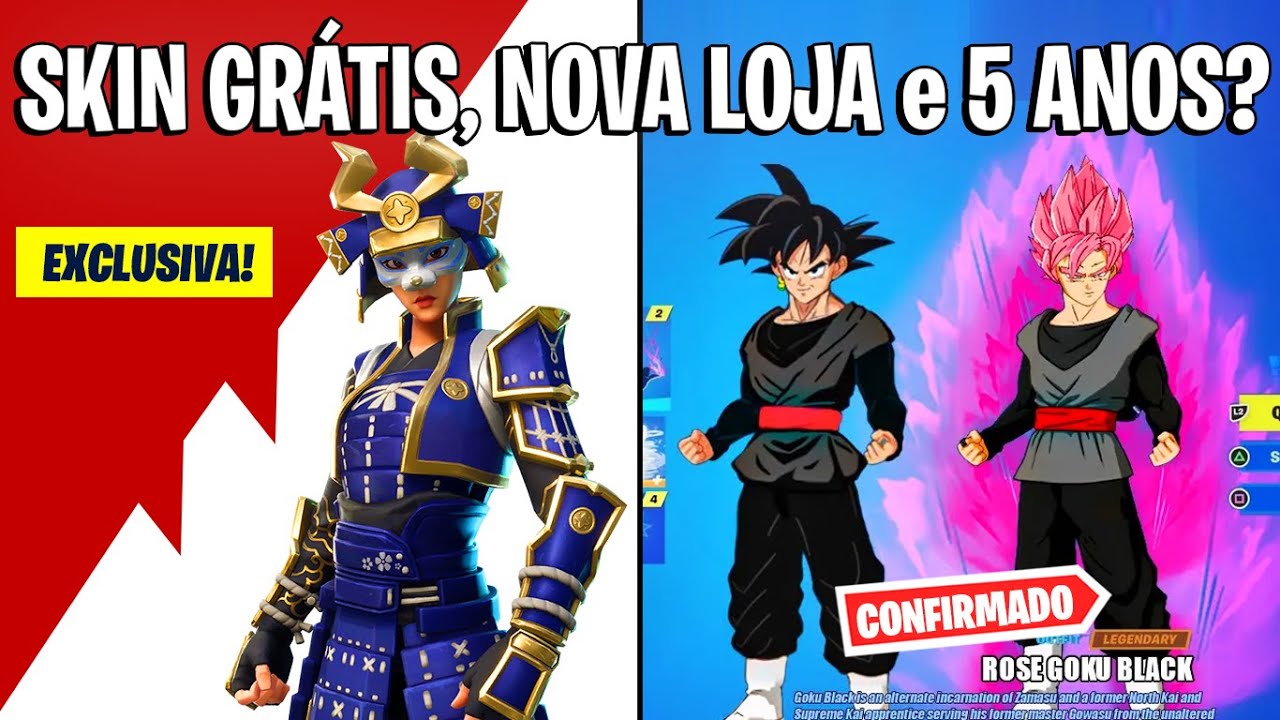 FORTNITE - SKIN GRÁTIS EXCLUSIVA, NOVA LOJA e 5 ANOS MARVEL?