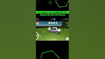 He Modeled an Entire Car Just Using His Cell Phone! 😱 #itsmagicengine #gamedesign #gamesmobile