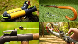 Best DIY Slingshot | Craft your own survival gun 4 Slingshots you should have | Lis X