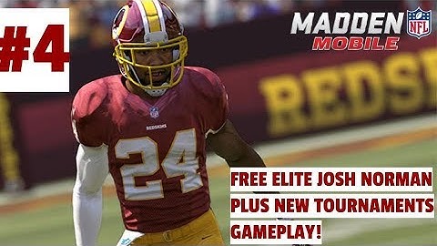 FREE ELITE JOSH NORMAN PLUS NEW TOURNAMENTS GAMEPLAY! | MADDEN NFL 18 MOBILE (4)