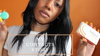 MY CONTACTS STORY + HOW TO APPLY & REMOVE CONTACTS
