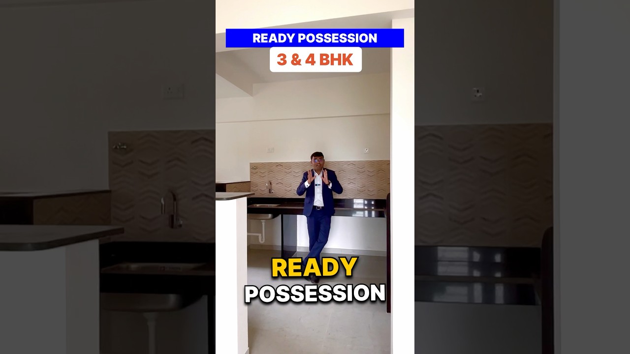 Ready Possession Flats in Pune / Spacious 3& 4BHK / All Amenities 📲8446513412