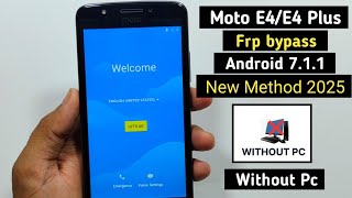 Motorola E4E4 Plus Frp Byp E4 Frp Byp Android 7.1.1 Without Pc Google Byp 100% Working