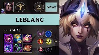 (HYPE Banino) LeBlanc Support vs Senna (Senceless) - EUW Master Patch 26.17 screenshot 5