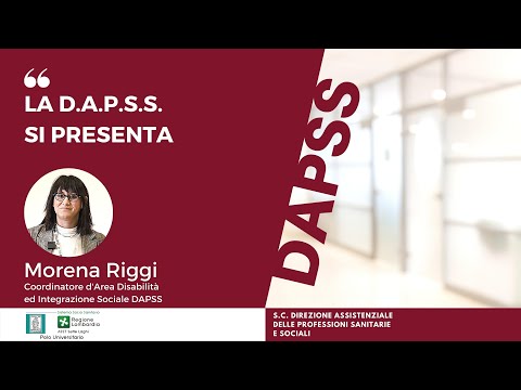La D.A.P.S.S. si presenta: Morena Riggi