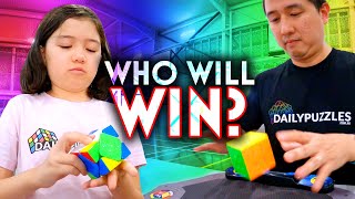 Can I Beat My Daughter In A Rubik’s Cube Competition? 🏅 Townsville Comp Vlog 2021