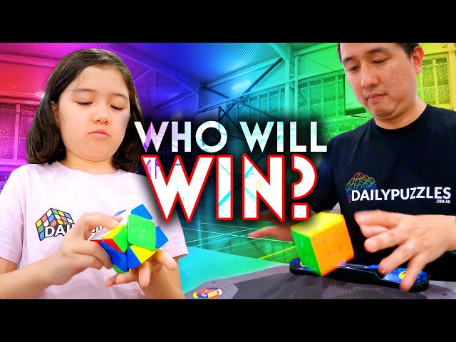 Can I Beat My Daughter In A Rubik’s Cube Competition? 🏅 Townsville Comp Vlog 2021 class=