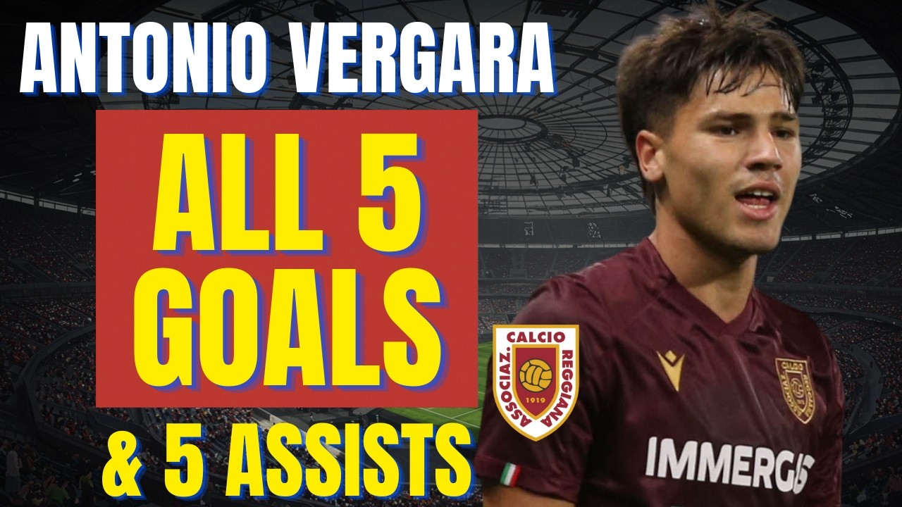 Antonio Vergara - ALL 5 GOALS & ASSISTS FOR REGGIANA | Skills & Highlights