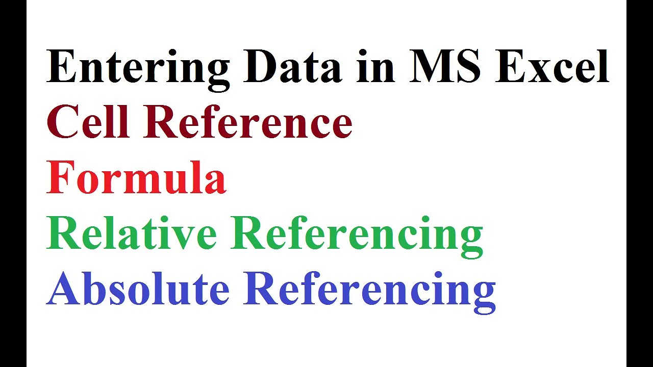 New Excel Cell Reference Formula Full Formulas - Free Word Template