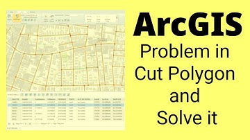 ArcGIS - How to Problem in Cut Polygon and Solve it