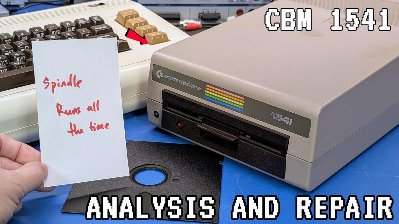 Commodore 1541 repair: More complex than you think - YouTube