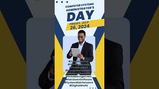Computer Systems Administrator's Day