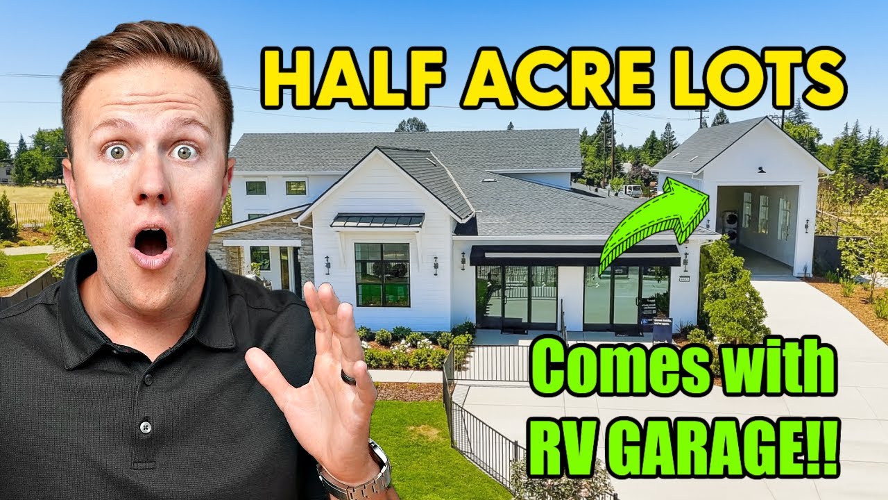 CRAZY HUGE Estate Homes in Roseville with ADU & RV Garage Options! (Double S Ranch)