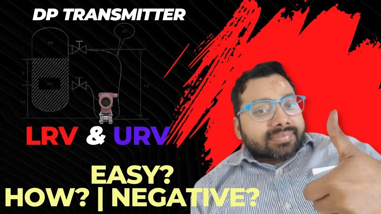 In English | How to Calculate LRV & URV of DP Transmitter | Expland Step-by-Step wth Prctical Exmple