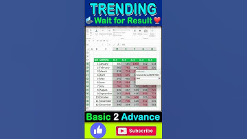 AUTOMATIC COLOR CHANGE IN EXCEL #exceltips #shorts #exceltricks #excel #exceltutorial #excelformulas