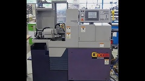 Citizen B(3)12 Type VI CNC Swiss-Type Lathe MC #402849