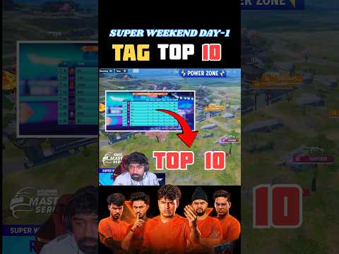 BGMS Super weekend day-1🇮🇳🔥 #bgmi #jonathan #bgms #shorts #esports