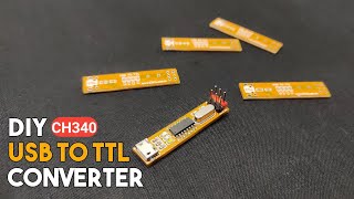 How to Make USB TO TTL(Serial) CONVERTER | Jlcpcb | ESC