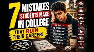 7 Mistakes Students Make in College That Ruin Their Career