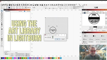 Using the art library in Lightburn