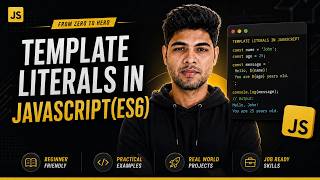 Template Literals in JavaScript | JavaScript Tutorial #29