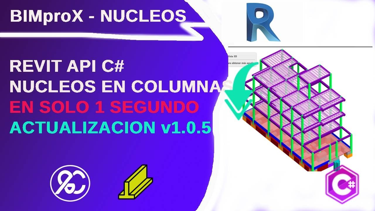 NUCLEOS EN COLUMNAS . AUTOMATICOS - API REVIT - YouTube