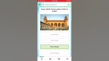 Amazon Quiz Today | Guess These Famous Places | Win 10,000