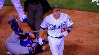 Turner Drives in Utley Vs Mets