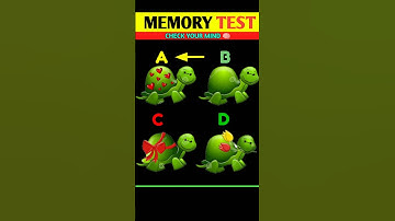 Memory Test || Riddles And Puzzles For Iq Test ||Part 7|| #shorts #quiz #viral #shortvideo