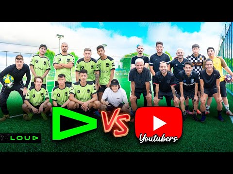 FUTEBOL DA LOUD VS YOUTUBERS DE FUT!