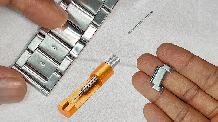 How to Resize Casio Edifice watch Band using Link removal tool.Size Folded Link Bracelet of casio