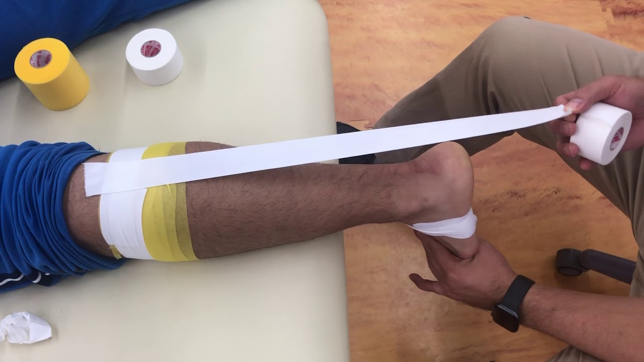[스포츠테이핑 SportsTaping] Achilles Tendon Injury Taping YouTube
