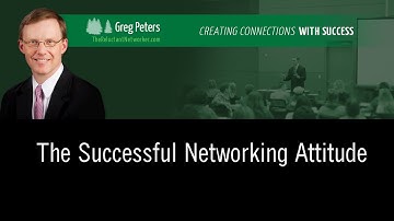 The Reluctant Networker TV - Ep 1: The Successful Networking Attitude
