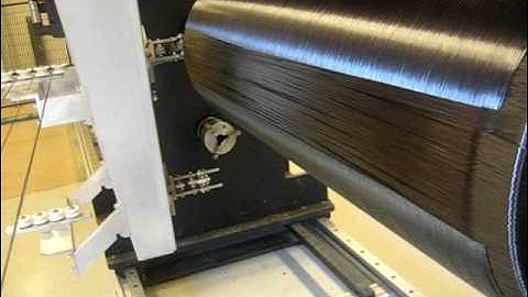 Filament winding by WindTec using an 8 axes Kuka robot