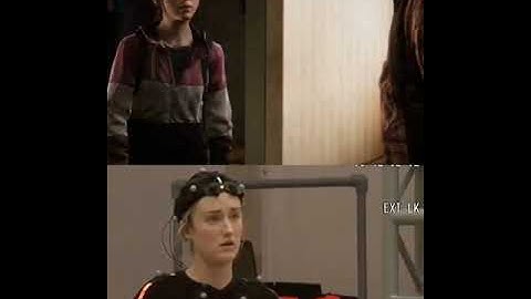 THE LAST OF US BEHIND THE SCENE Motion Capture Ashley Johnson As ELLIE (PS3)