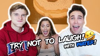 TRY NOT TO LAUGH CHALLENGE *hilarious* w: Tessa Brooks & Alex Lange