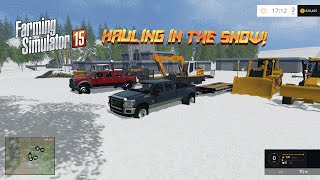 Farming Simulator 2015- Hauling In the Snow! screenshot 3