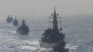 艦艇３６隻が参加 海上自衛隊の観艦式