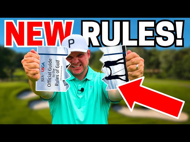 These Golf RULE CHANGES Will CHANGE THE GAME FOREVER!