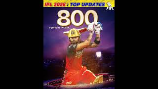 Virat Kohli 800 Fours 🔥 IPL History Created! #viratkohli #ipl2026 #shorts