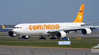 видео: Чумовой заход тяжелого Airbus A340-600. Посадка во Внуково. картинка: Чумовой заход тяжелого Airbus A340-600. Посадка во Внуково.