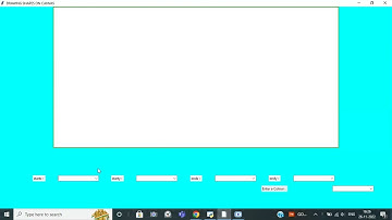 DRAWING SHAPES ON CANVAS PART 1