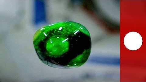 NASA astronauts use floating water bubble to test 4K camera