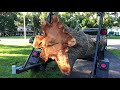The Best Log Trailer On The Planet! How I load big logs