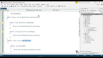 How can we implement the two interfaces having same method names c#