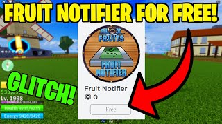 How To Get Fruit Notifier For Free In Blox Fruit! (Blox Fruit Glitch 2023) screenshot 4