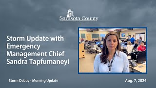 Storm Update with Emergency Management Chief Sandra Tapfumenayi, Aug. 7, 2024